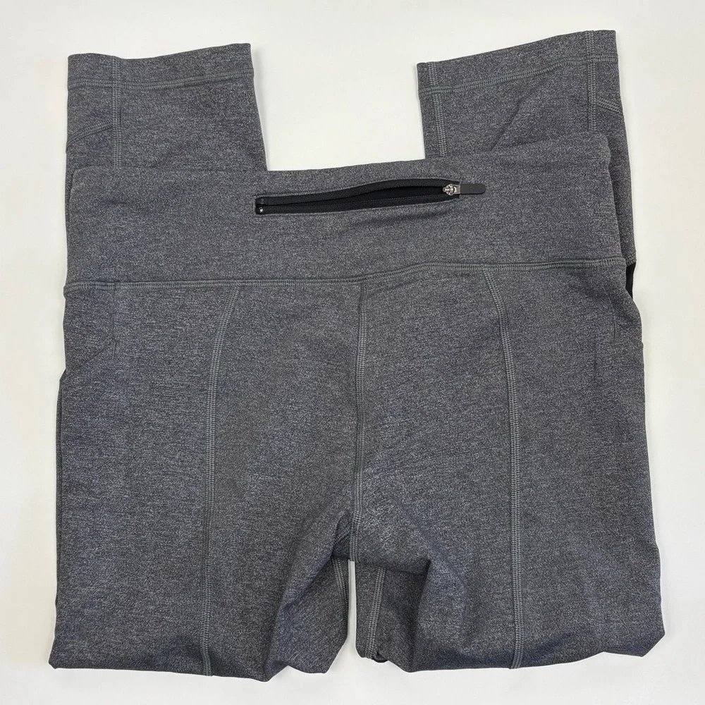 Lululemon Pace Rival Crop Leggings
Size 8 Heathered Grey in EUC athleisure - Picture 9 of 15